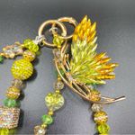 Handmade 💚💛Luxury Bag Charm / Phone Chain /Keychain Colorful Rhinestone Crystal Butterfly Photo 6