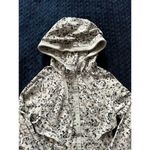 Lululemon Women's Jacket Hooded Vented Full Zipper Black Gray Peach Sz 4 Photo 5