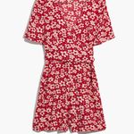 Madewell Wrap-Front Romper (red mini daisy) Photo 1
