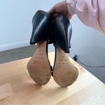 IRO Black Leather Sohak Elastic Strap Cone Heel Sandals 40 Photo 6