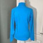 Nike Women's Bright Blue Quarter-Zip Pullover Photo 5