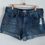 Old Navy NWT Denim Roll Hem Short Stretch Jean Shorts 8 Photo 0