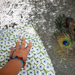 Boden Blue Floral Midi Skirt Green Size 10 Photo 6