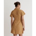 Madewell Kacie Mini Shirtdress Bitsy Bouquet Yellow Floral Size 10 Photo 2