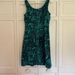 Athleta  green paisley athletic dress built in bra small Photo 5