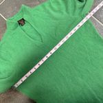 Victor Alfaro Cashmere Polo Collar Long Sleeve Knit Sweater Kelly Green XL Photo 7