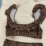 Cabana Del Sol  cheetah print swim suit size small! Photo 1