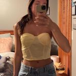 Princess Polly Yellow Corset Top Photo 0