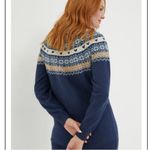 Fat Face Blue Fair Isle Sweater S Photo 2