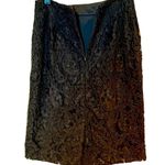 Talbots - Elegant Black Lace Pencil Skirt size 0P fully lined hidden back zipper Photo 2