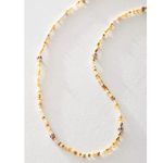 Free People Glass Beads Layered Choker Necklace Summer Dive Ivory NWT Bohemian Photo 7