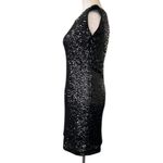 Spy Zone Exchange Sequined Mini Dress With Cutout Back Black Photo 6