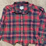 American Eagle AE Cozy Cabin Cropped Flannel Photo 9