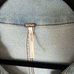 Free People NWOT Lennox light wash denim jumpsuit size L Photo 3