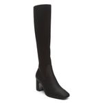 Donald Pliner Cassidy Black Crepe Tall Shaft Boot Size 5M New in Box Retail $268 Photo 2