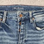 Maurice's  Women's High Rise Boyfriend Distressed Button Fly Jeans Size 6 Blue Photo 1