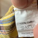 SheIn Vibrant Yellow Plaid shirtwaist dress with belt 1X Photo 3