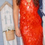 CELINE The Red sapphire Sequin maxi dress  Photo 1
