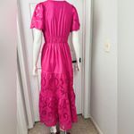Anthropologie  The Somerset Romantic Pink Maxi Dress: Cutwork Edition Size Small Photo 10