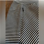Talbots  Black and White Stripe skort - size SP (small petite) Photo 5