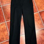 St. John Black Straight Leg Classic Dress Pants w/ Gold Accents Size 0 Photo 0