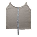 Reformation Tank Women XL Wisteria Top Boho Beach Ribbed Knit Cami Linen Cream Photo 6