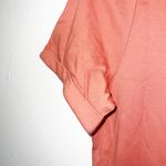 A New Day cotton cuffed sleeve midi tshirt orange/red short sleeve dress Photo 5