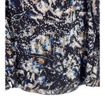 CAbi  Women's Starry Night Ruffle Blouse Long Sheer Sleeves Medium Photo 8