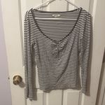 Madewell  Striped Long Sleeve Top Photo 1