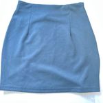 Black mini Skirt with slit Size XS Photo 2