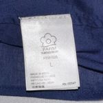 Farm Rio  Embroidered Beaded Flowers Blouse With Puff Sleeves Women’s Size Lg Photo 8