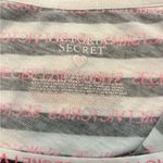 Victoria's Secret Pink and Black Striped Logo Gown Photo 4