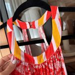 Free People  Mimi Printed Halter Neck Tunic Dress sleeveless swing tank mini boho Photo 4