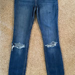Hollister High Rise Super Skinny Jeans Ripped Blue Denim Size 27x32 Photo 0