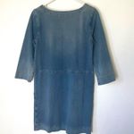 AG Adriano Goldschmied AG Adriano Goldschmeid Denim Knit Cocoon Soft Jean Dress Size Small Photo 8