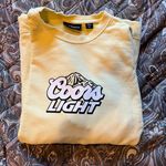 Coors  Light Yellow Crewneck Photo 3