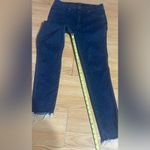 Judy Blue  Dark Indigo Frayed Skinny fit Jeans. womens 13/31 Photo 9