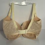 OMNIA Opal Collection Full Coverage Bra 36J Beige Jacquard Underwire Adjustable Tan Size undefined Photo 3