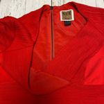 Nue By Shani Ruched Bodycon Shapewear Knit Dress Red Size 6 Photo 6