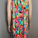 SheIn  VCAY Allover Print Tie Back Halter Dress Photo 2