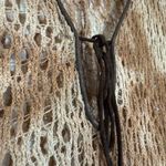 Bisou Bisou Fishnet Large Top Tunic Dyed Fairy Grunge Knit Coverup Beach Retro Photo 2