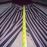 Ultra Flirt Red and Black Jumpsuit with Striking Stripes and Belt Size Large Photo 7