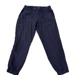Social Standard by Sanctuary Women's Jogger Pants M Blue Elastic Waist Cuffed Size M Photo 4