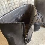 RIBA Rockin Black Metallic 💚NWOB💚 Boots size 6 Block Heel Photo 4