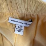 American Eagle Yellow Embroidered Crop Top Two Piece Matching Set Women's XL Photo 6
