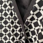 Lane Bryant Faux Wrap Sleeveless Dress Black White Belted Fit & Flare ~ Size 22 Photo 6