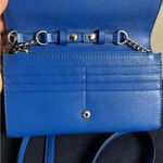 Karl Lagerfeld Paris Lourdes Blue Crossbody Bag with wristlet strap Photo 5