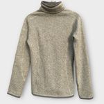 Patagonia Better Sweater Marked Grey Mock Neck Quarter Zip-Up Photo 6