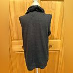 Calvin Klein  PERFORMANCE Sleeveless Black Cowl Neck vest with front pocket Photo 1