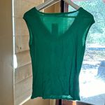 Michael Kors Green Cowl Neck Sleeveless Blouse Size Medium Photo 3